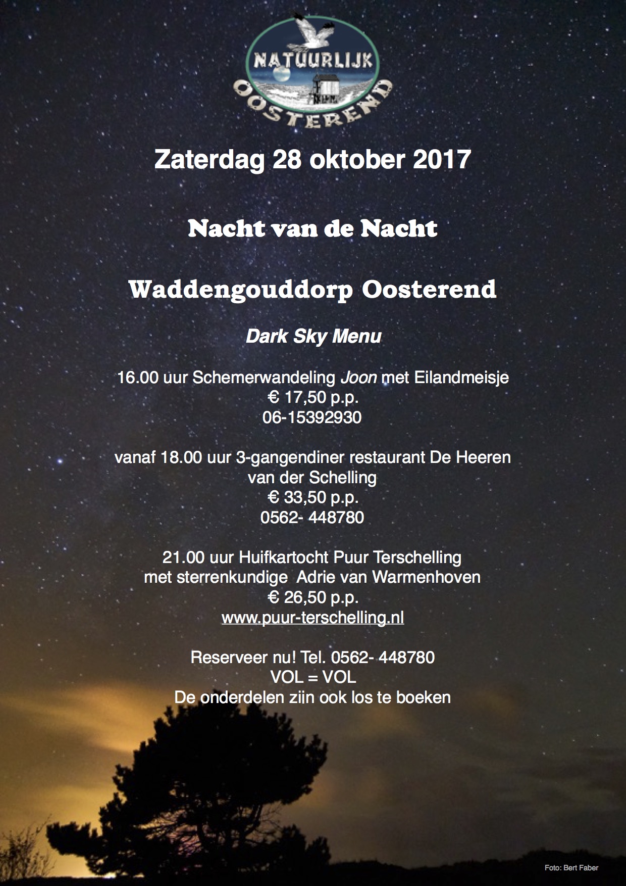 Nacht van de Nacht Poster 2017