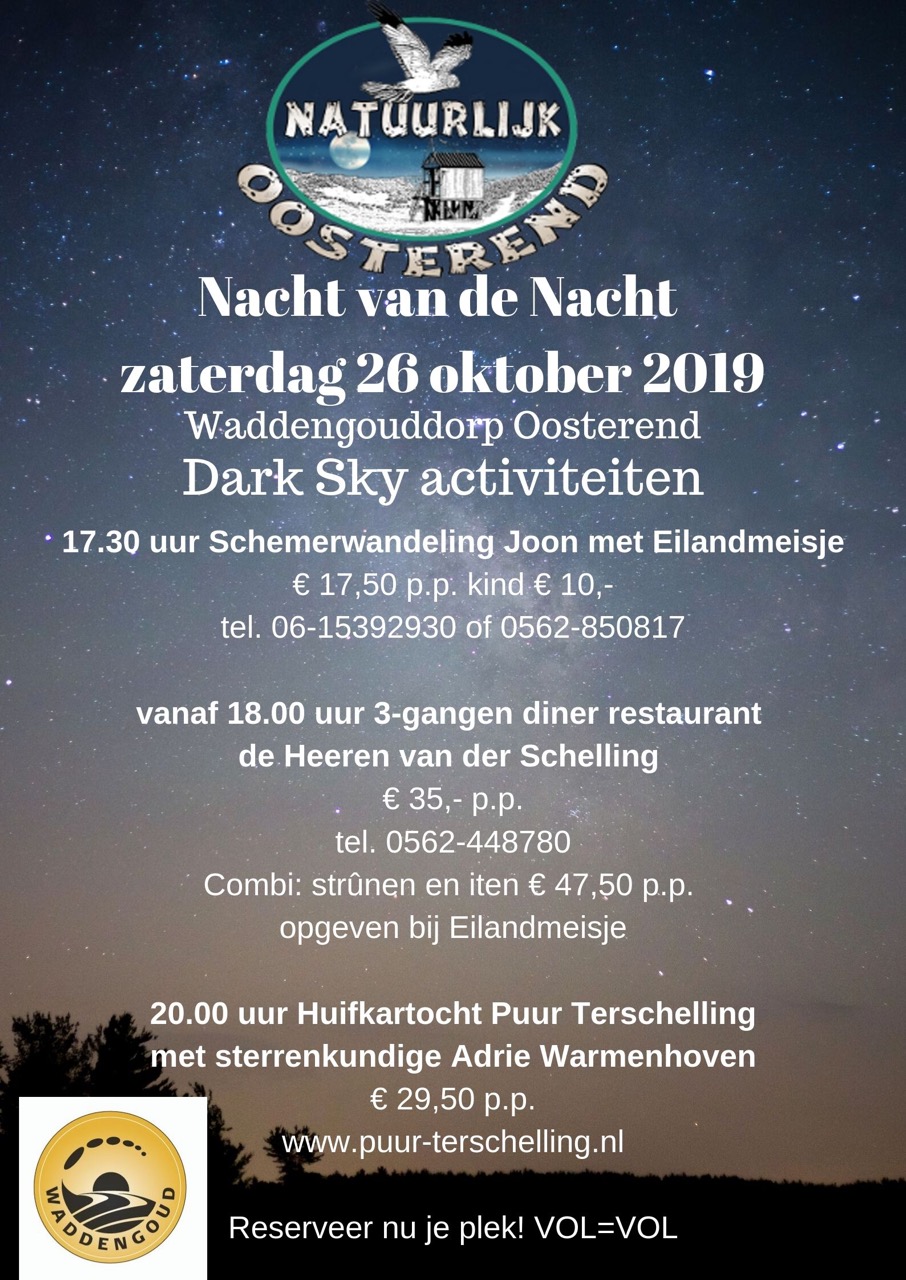 Nacht van de Nacht zaterdag 26 oktober 2019 GOED